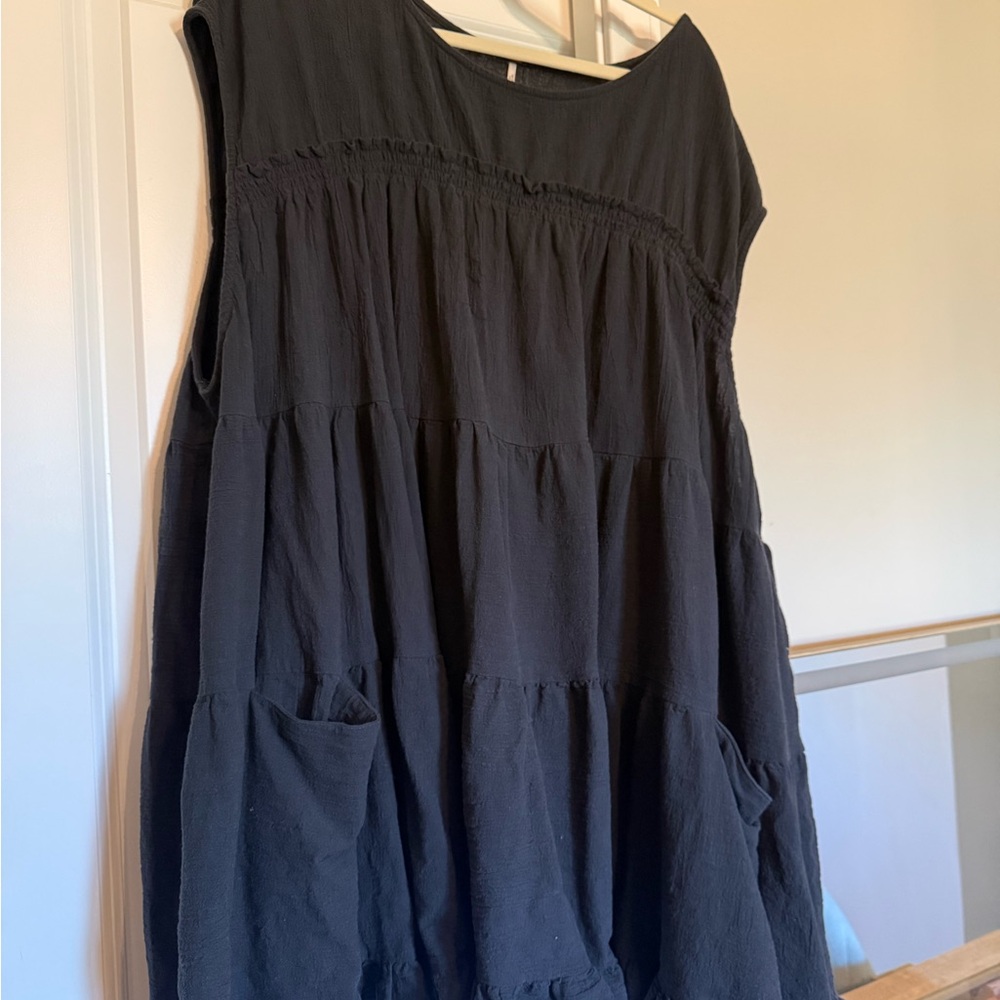 Free People Elegant Black Dress